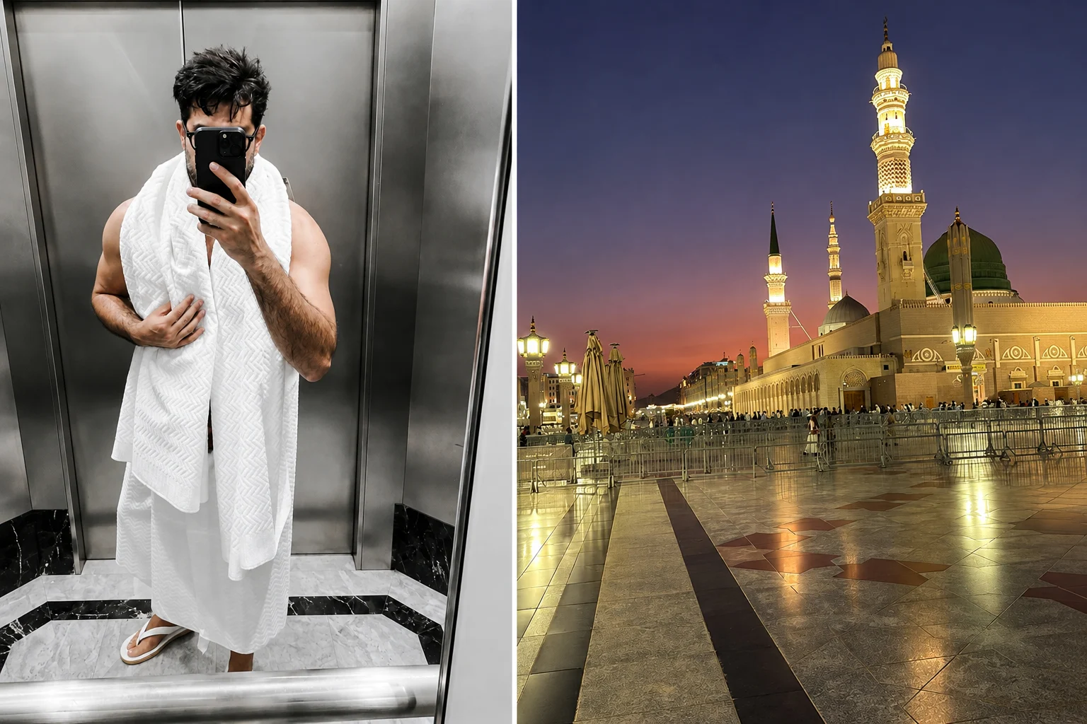 Komedyen Doğu Demirkol kutsal topraklarda: Umre ziyaretinden fotoğraflarını paylaştı
