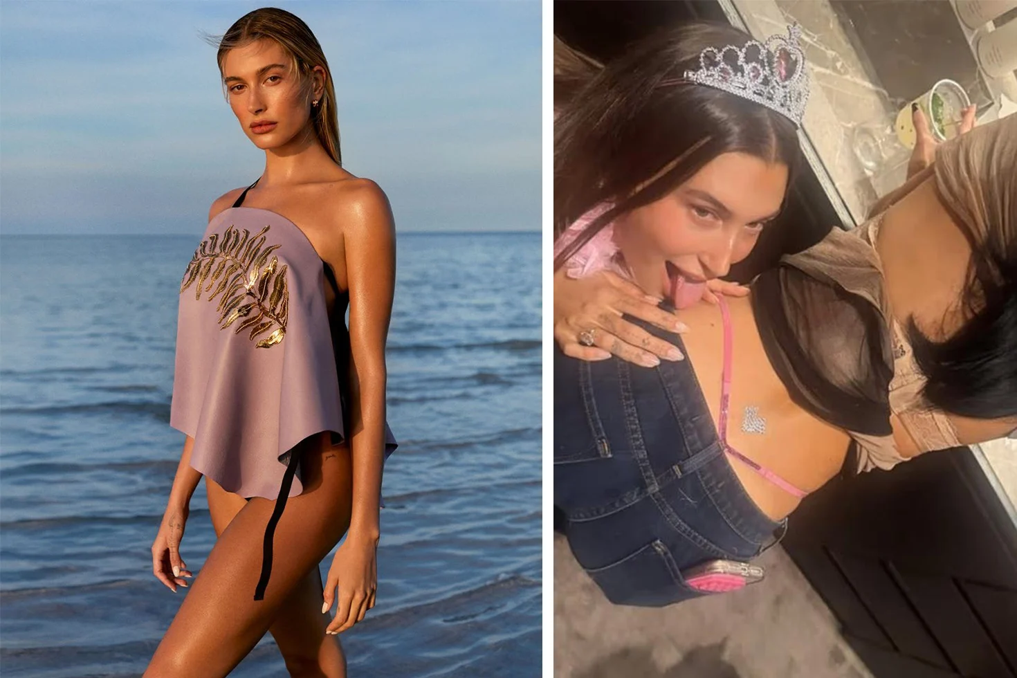 Ünlü model partide sınırları zorladı! Yaptığı hareket şaşırttı
