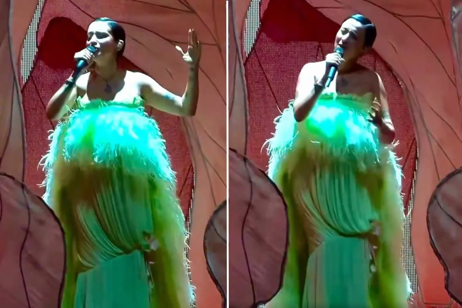 Ünlü şarkıcıdan sahnelere bebek arası: Oğlum karnımda son konserim