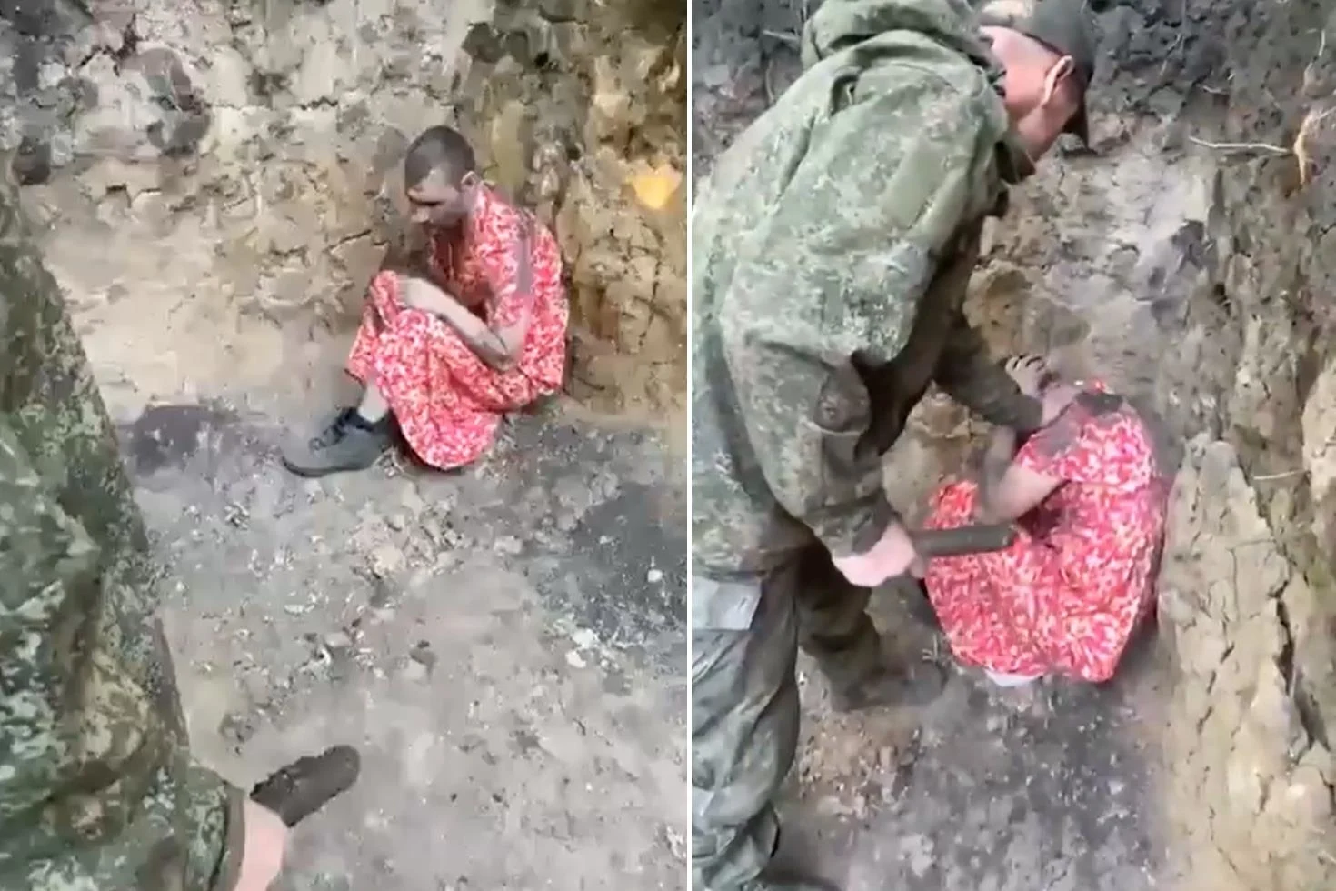 Cepheden kaçan askere kadın elbisesi giydirip darbettiler