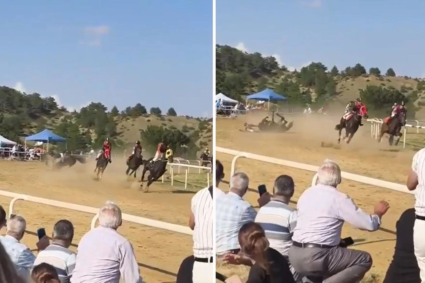 Kastamonu’da festivalde at yarışında kaza: 1 jokey yaralı, 2 at öldü