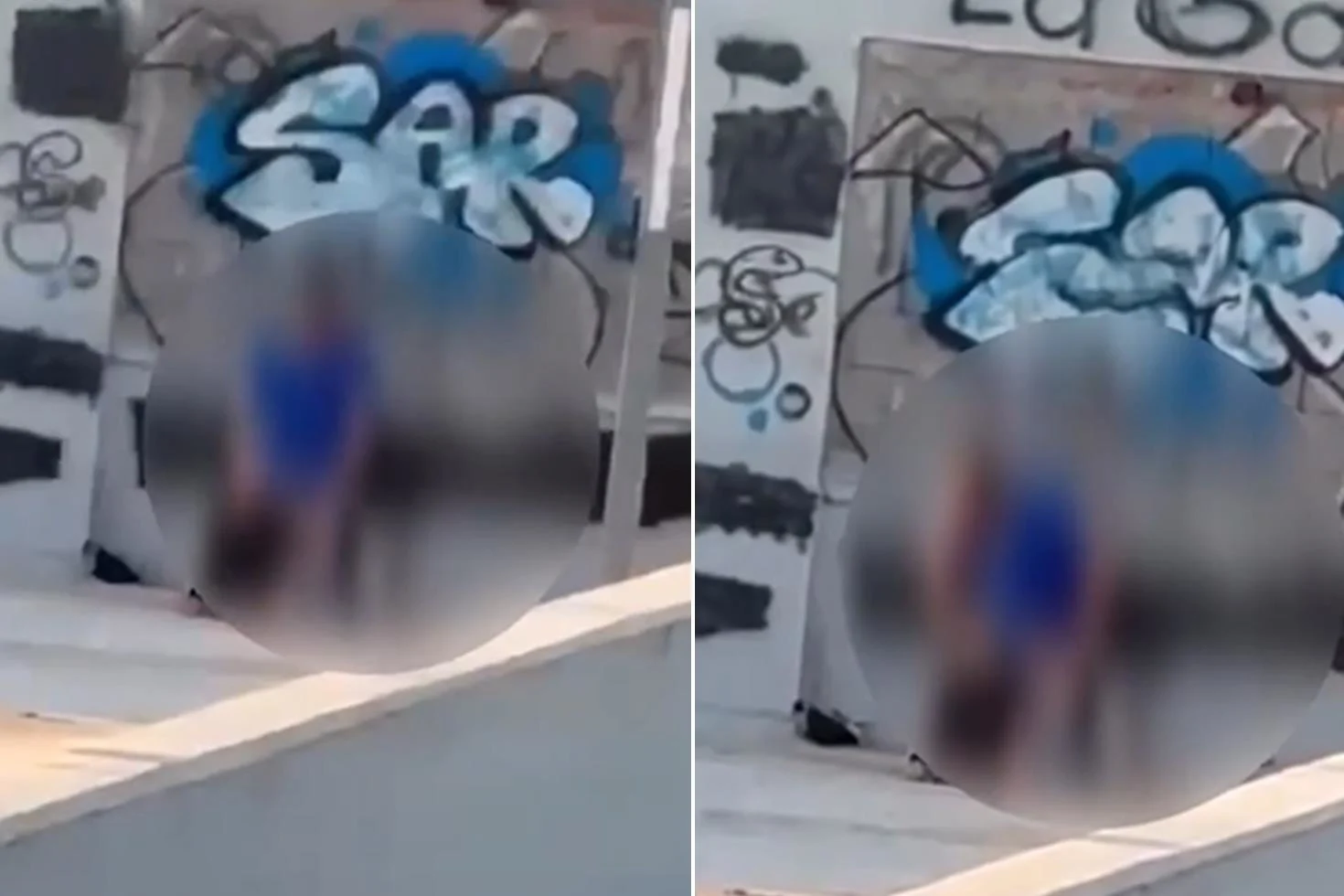 Güpegündüz çatıda ilişkiye girdiler