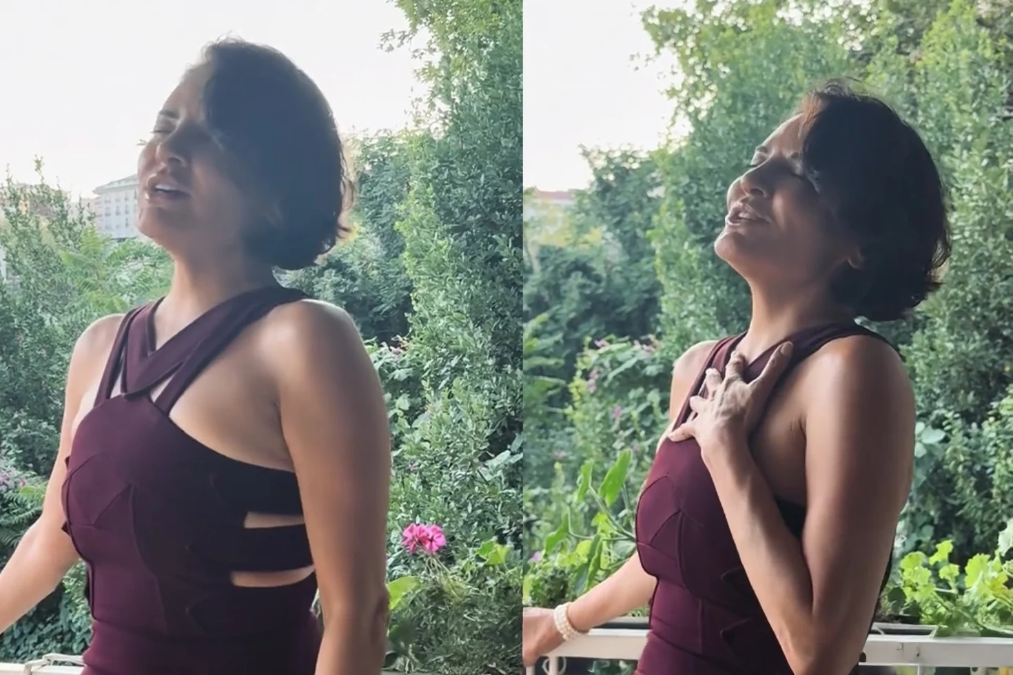 Yıllar sonra aynı şarkıyı bu kez çıplak sesiyle söyledi!