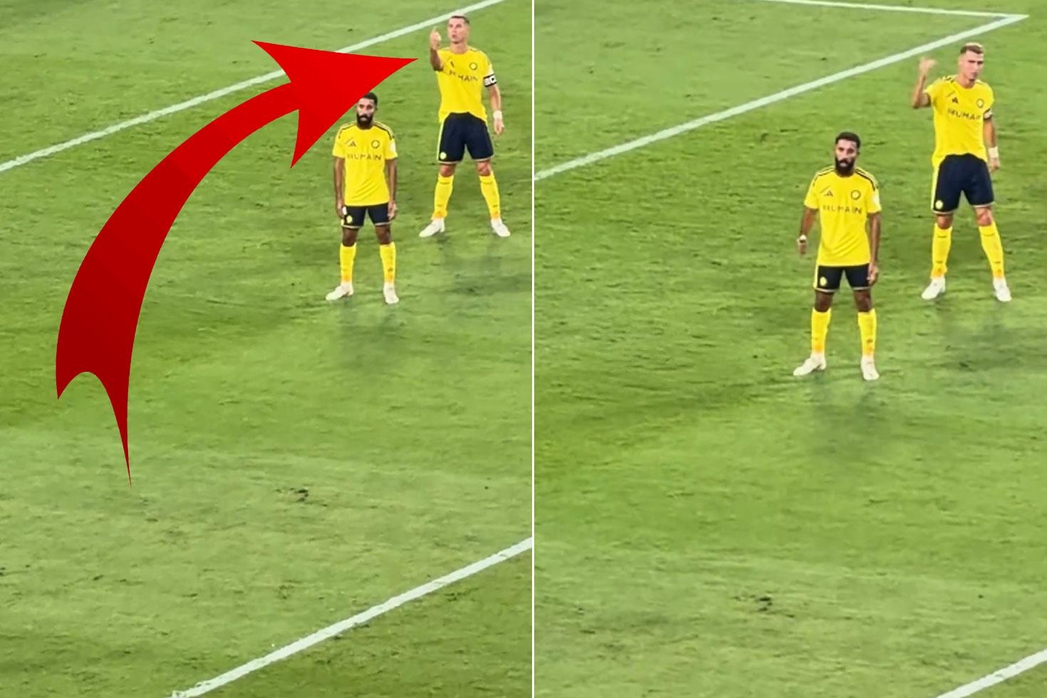 Takım arkadaşına ısrarla ‘Barajdan çık’ talimatı veren Ronaldo, hayatının şokunu yaşadı