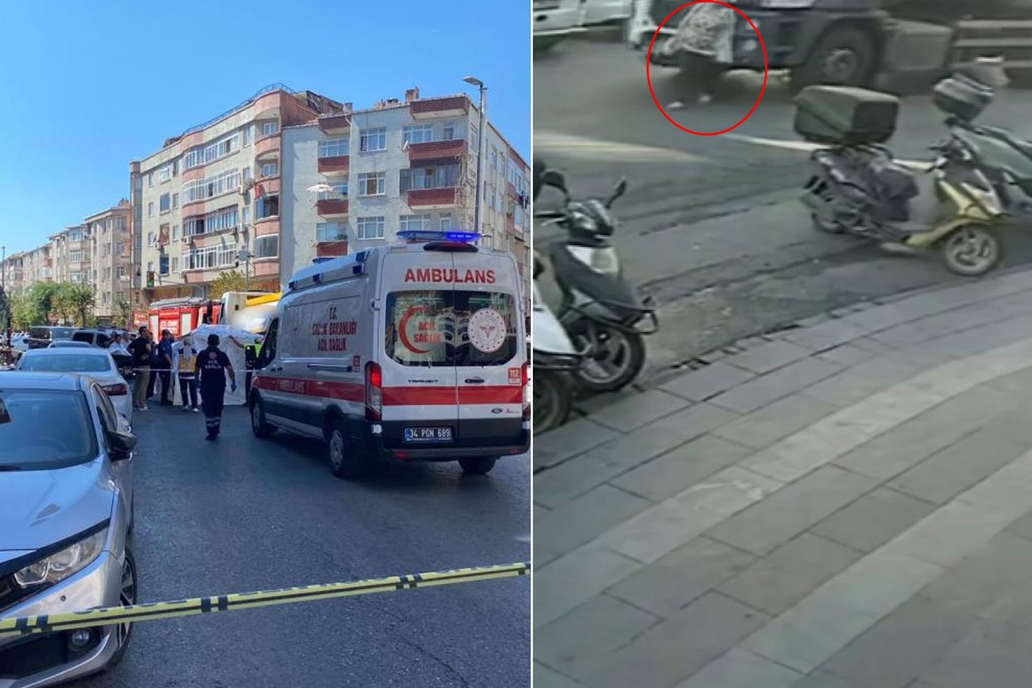 Talihsiz kadın tonlarca ağırlığın altında kaldı! O anlar kamerada