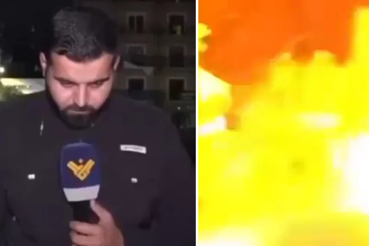 Lübnan’da gazeteciler füze saldırısından kıl payı kurtuldu