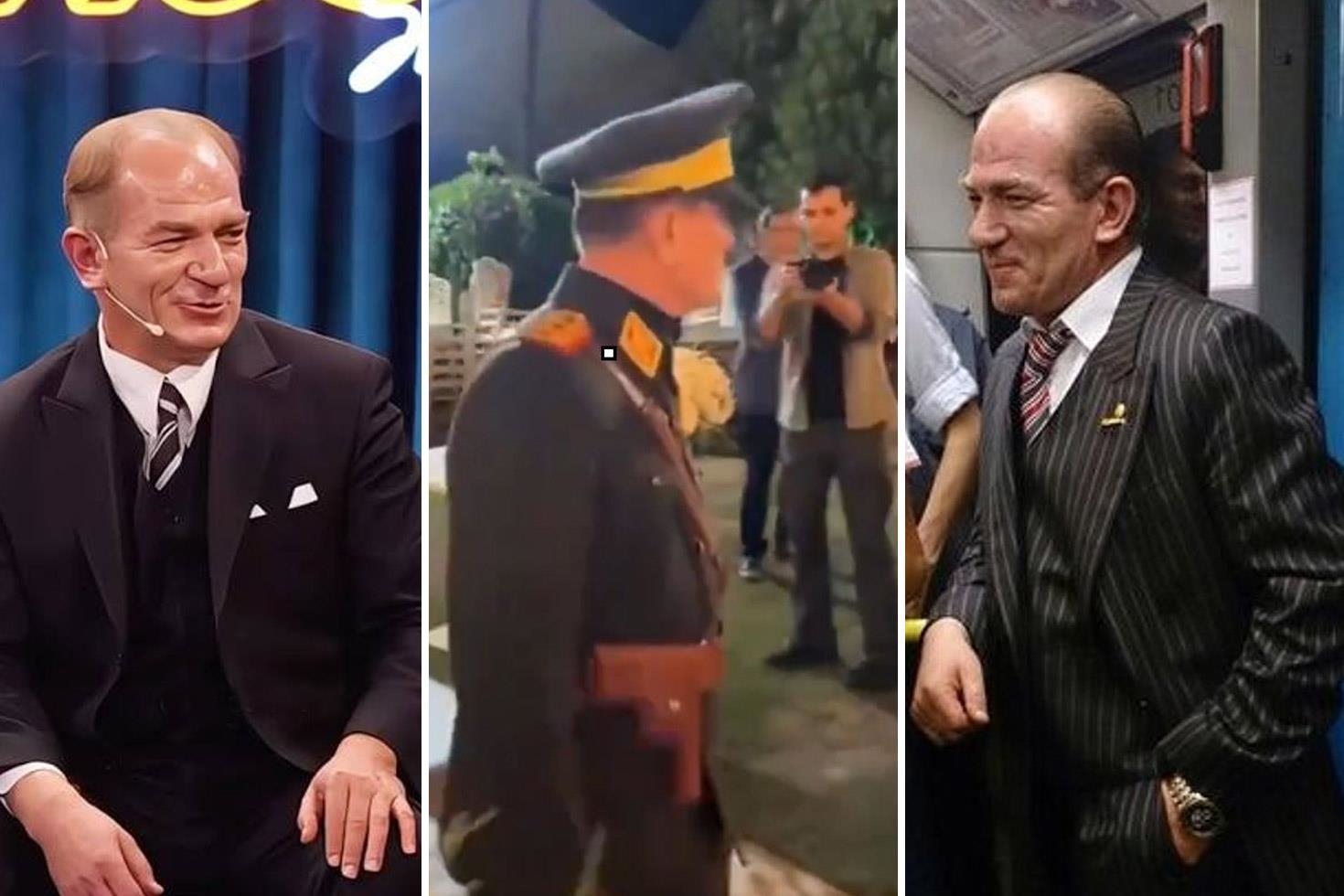Atatürk’e benzeyen şahısların kavgası