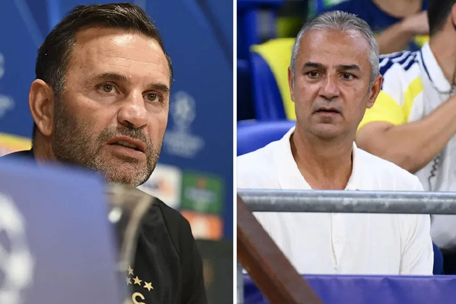 Okan Buruk ve İsmail Kartal’ın Şampiyonlar Ligi pozları olay oldu