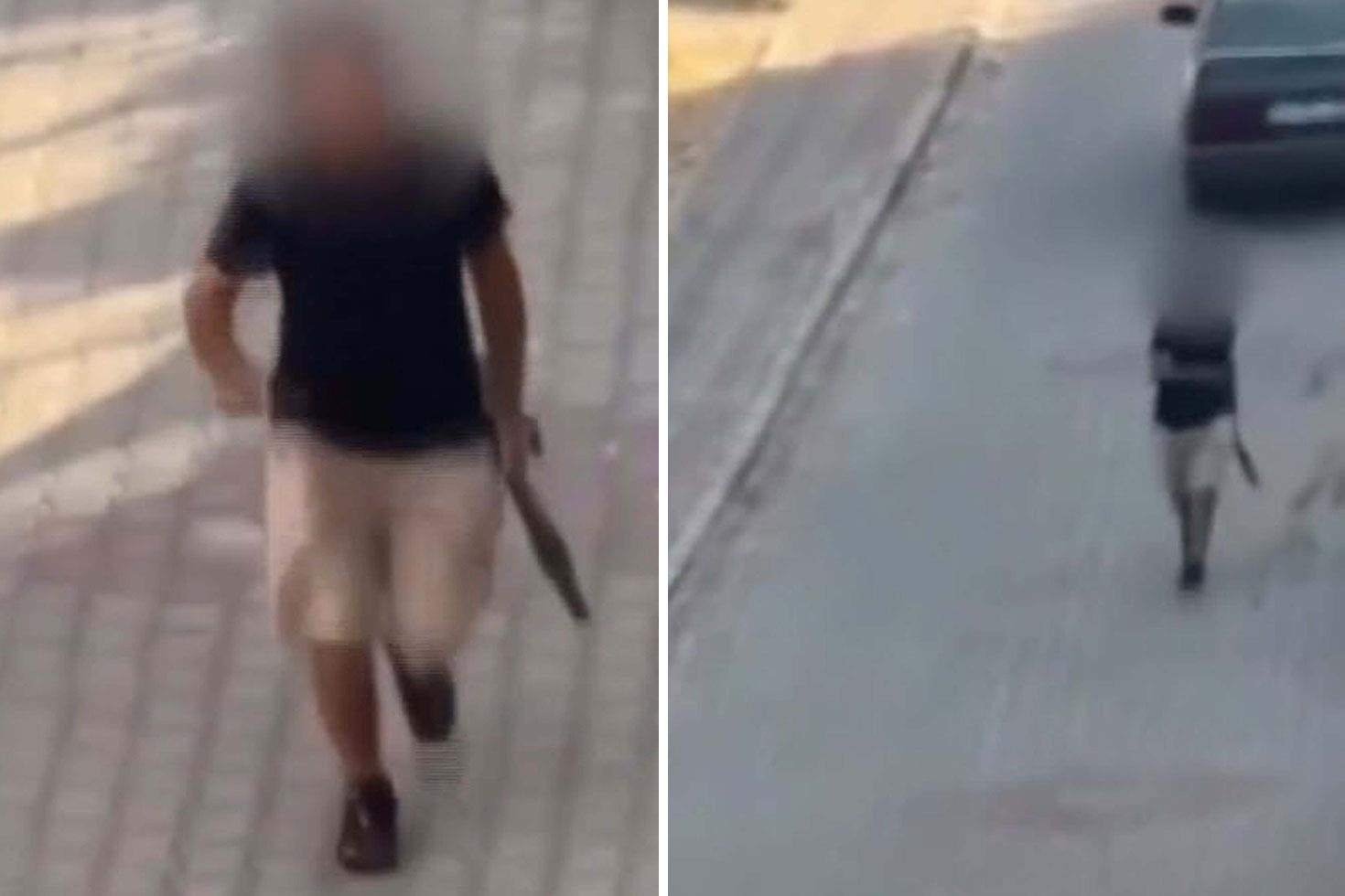 Pompalı tüfekle sokak ortasında rastgele ateş açtı