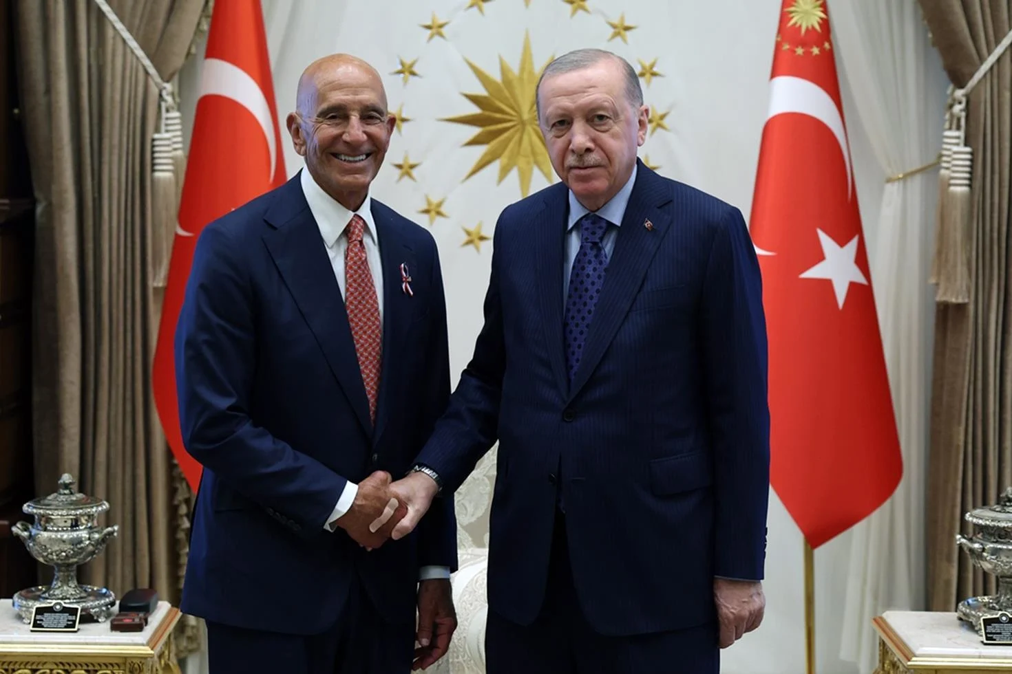 Cumhurbaşkanı Erdoğan, ABD’nin Ankara Büyükelçisi Barrack’ı kabul etti