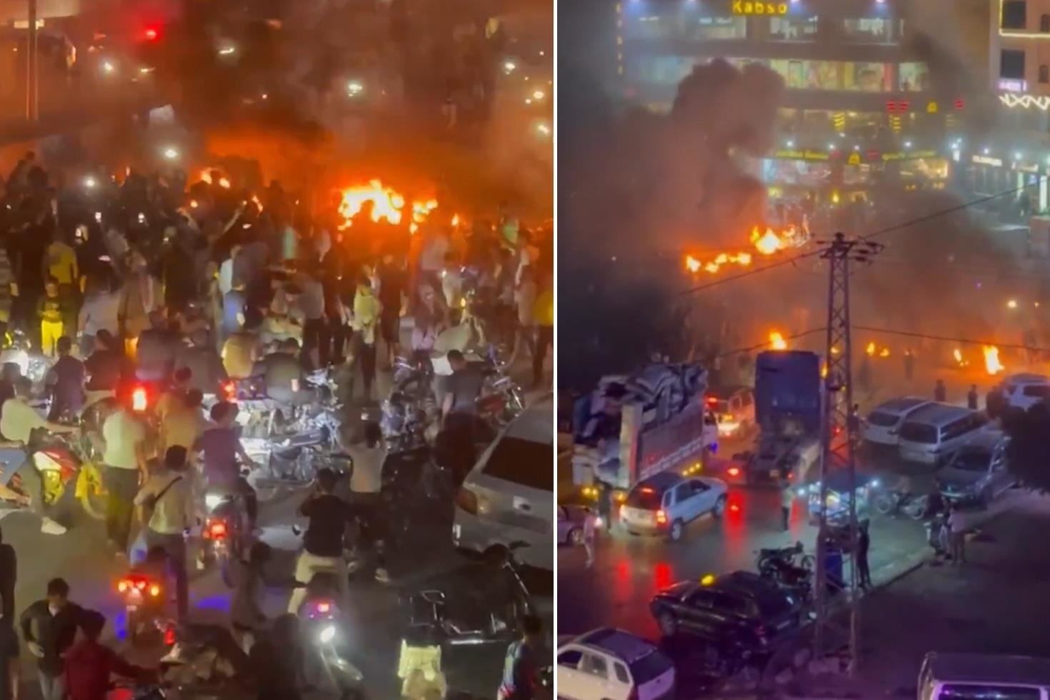 Halk Sokaga Dokuldu Hukumetin Karari Komsuyu Alev Alev Yakti 20235160 50 Jpg