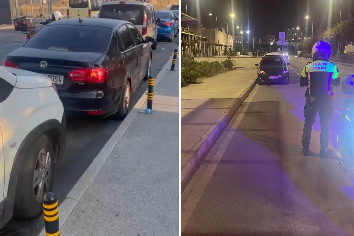Geçemeyince hepsini kayda alıp polise gitti! Engelli vatandaşın ihbarı 55 araca ceza yağdırdı