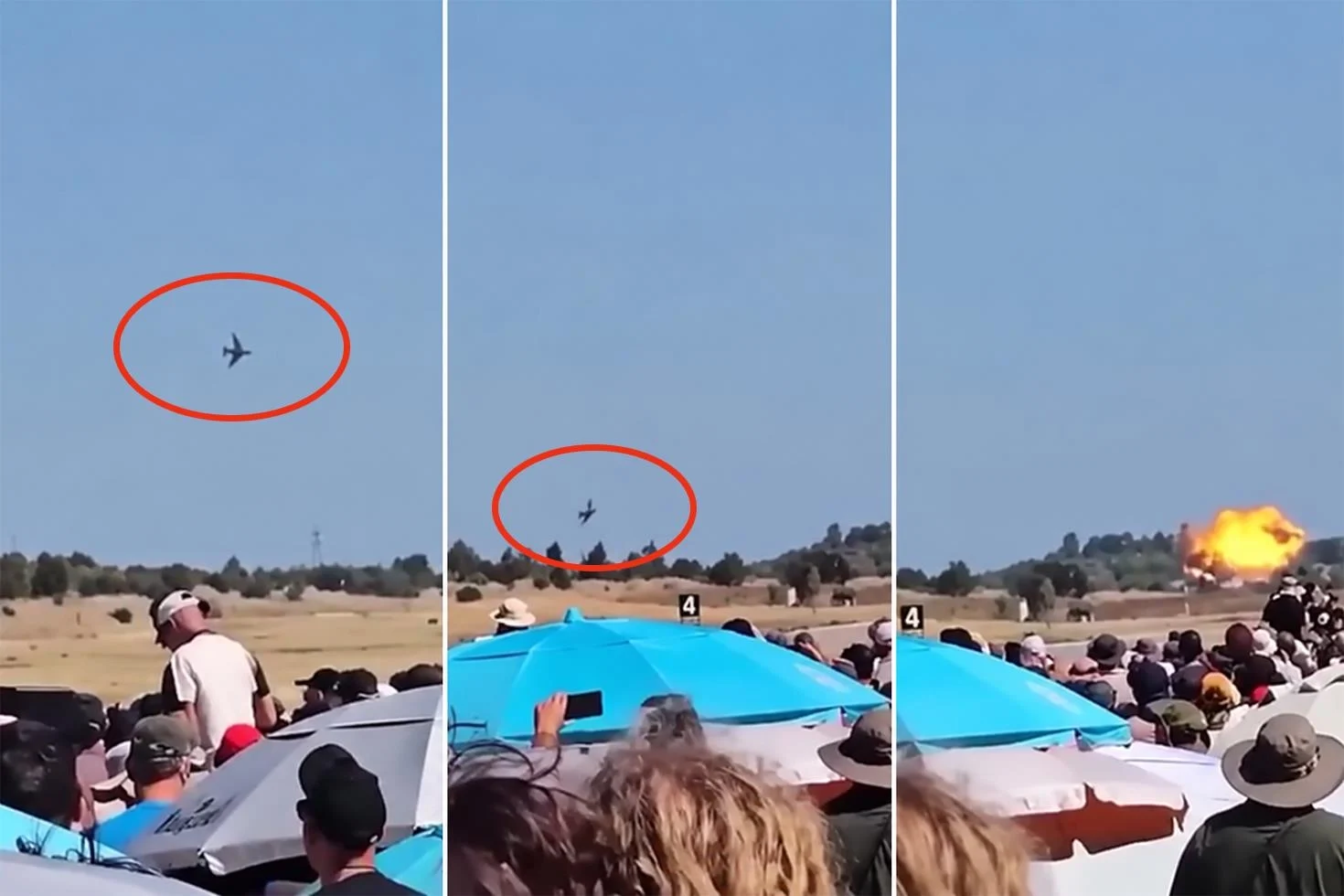 Hava gösterisi felaketle bitti: F-4 Phantom izleyicilerin gözü önünde düştü