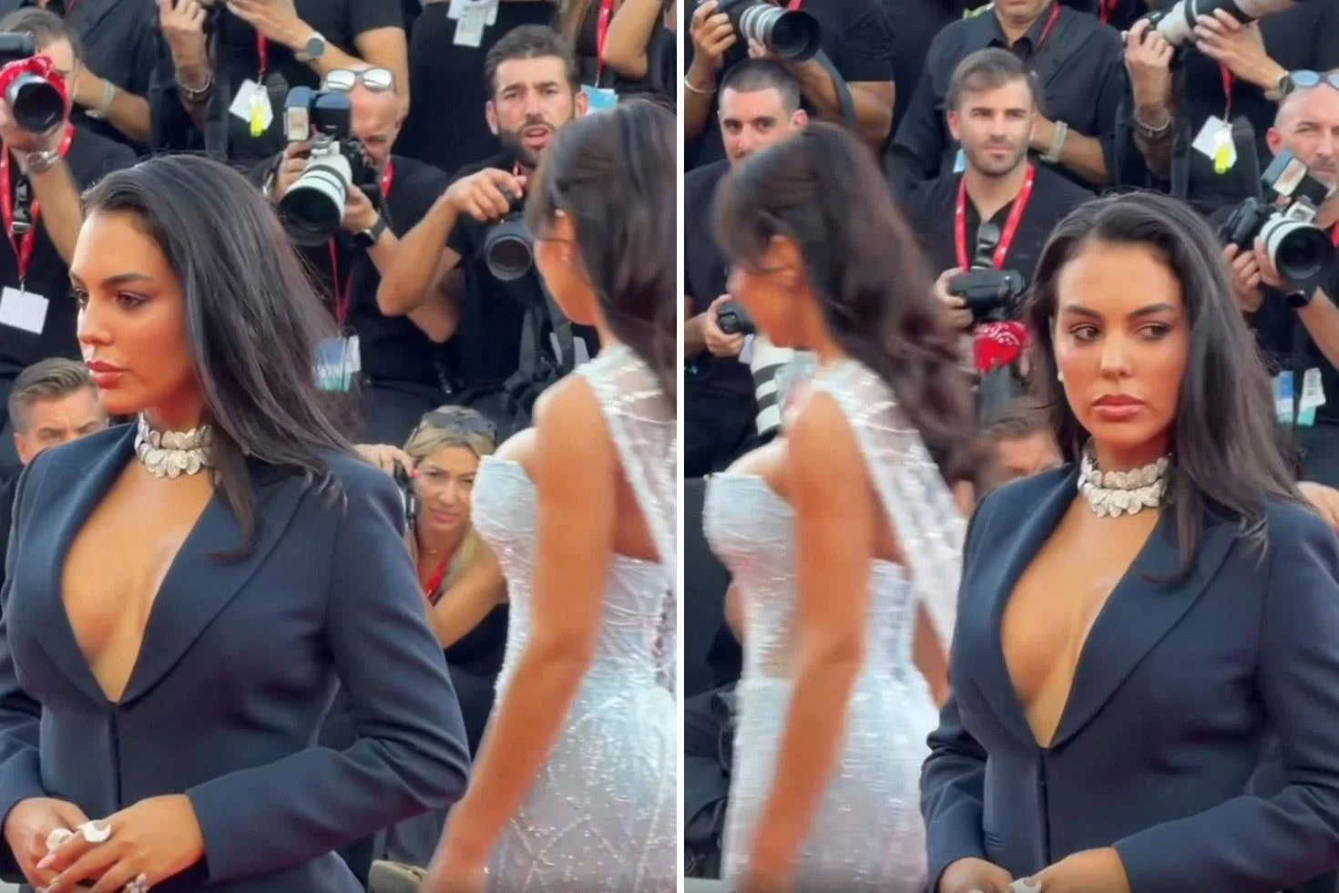 Ronaldo’nun eşini çeken fotoğrafçılardan büyük ayıp