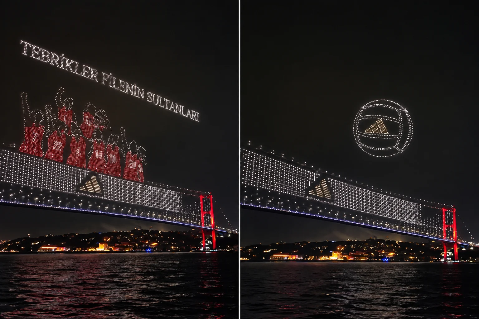 Avrupa Şampiyonluğu İstanbul Boğazı’nda görsel şölenle kutlandı