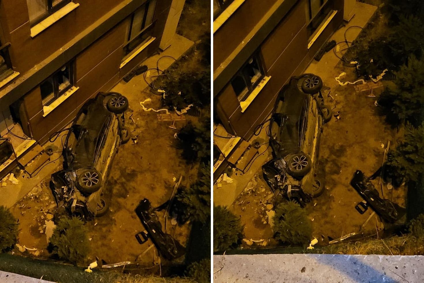 Otomobil Binanin 3 Katina Carpti 15 Metreden Bahceye Dustu 20234515 29 Jpg