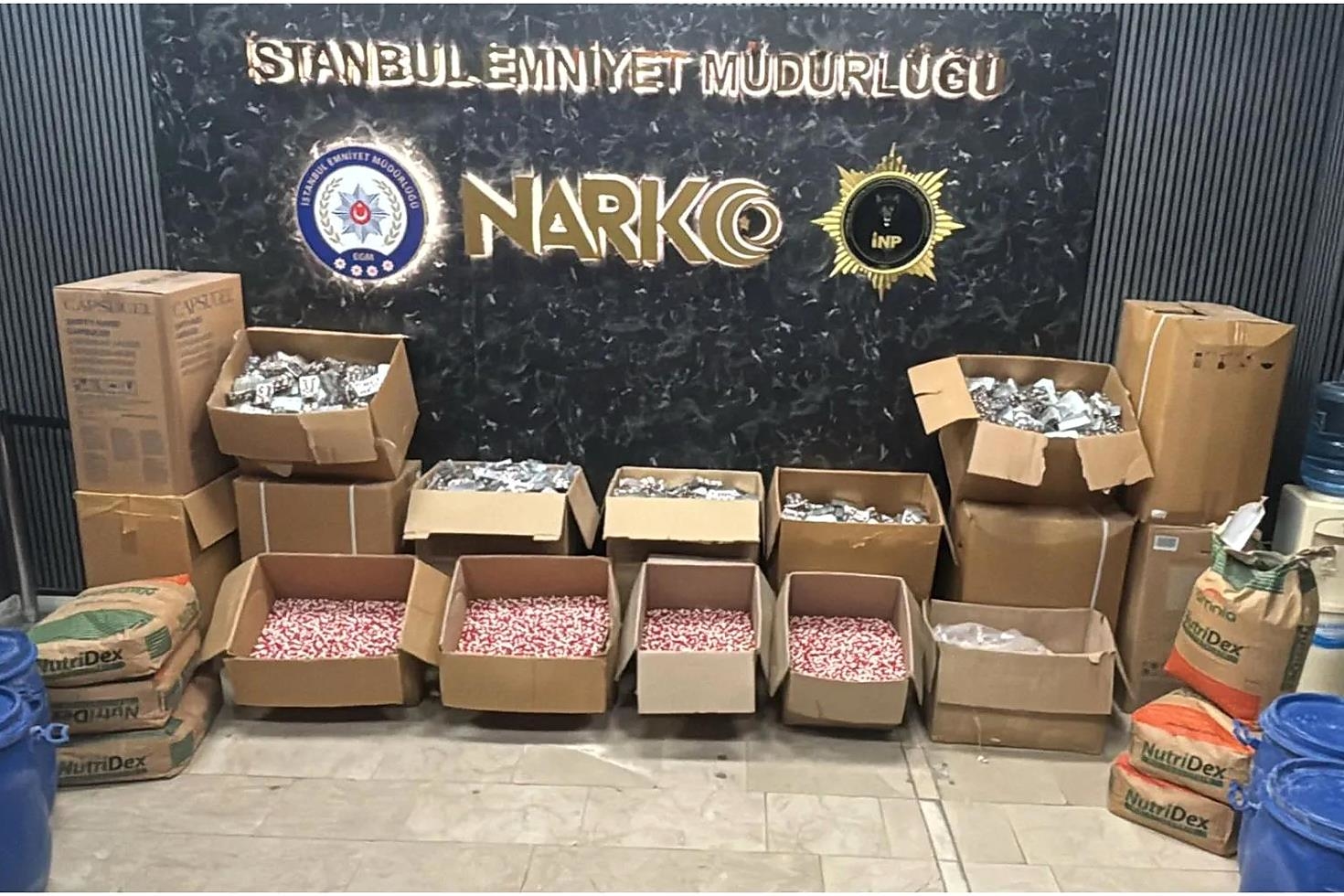 İstanbul’da 486 kilogram uyuşturucu ele geçirildi