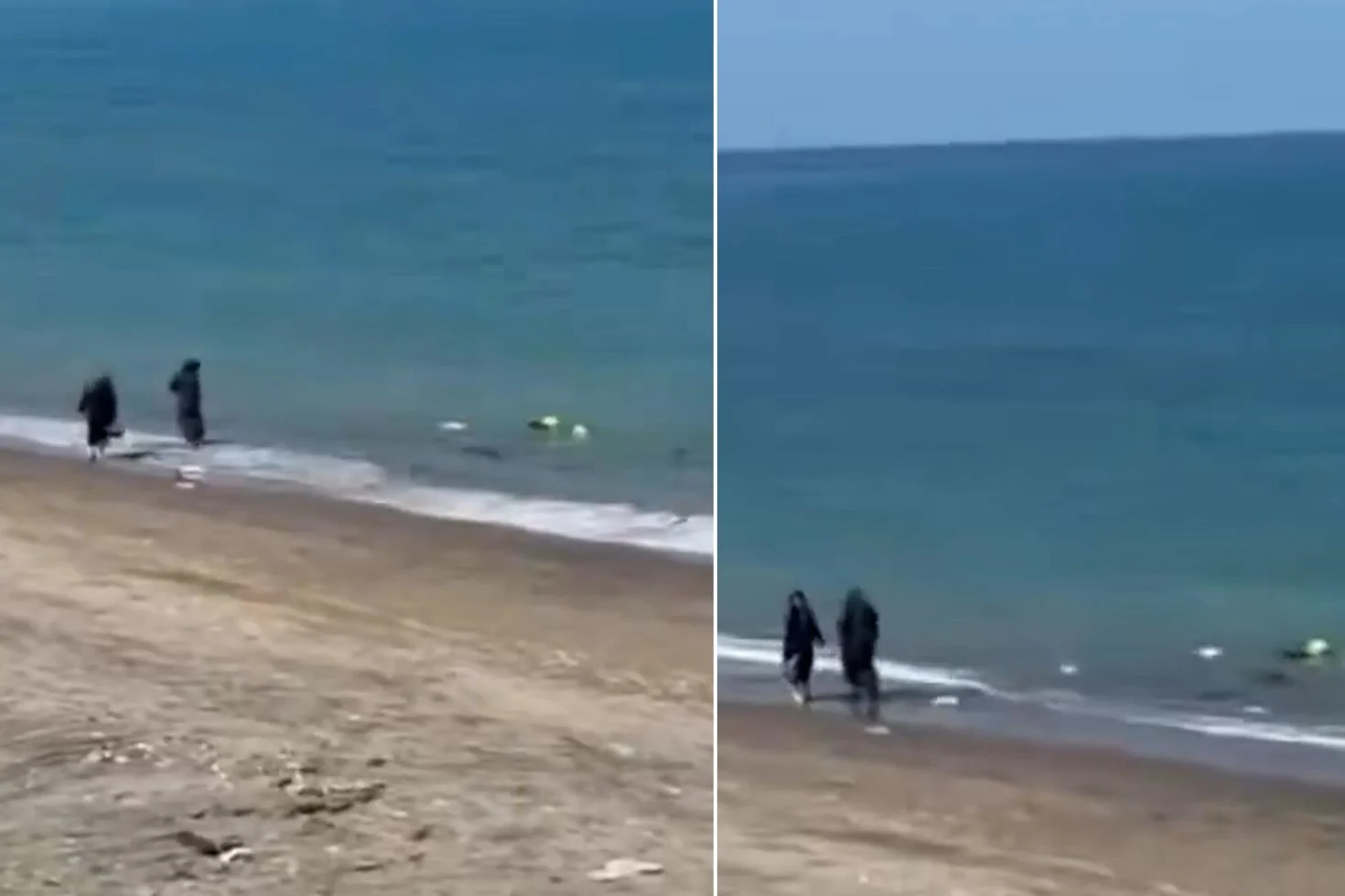Plajda utandıran görüntü! “Polisi arıyorum” dese de umursamadılar