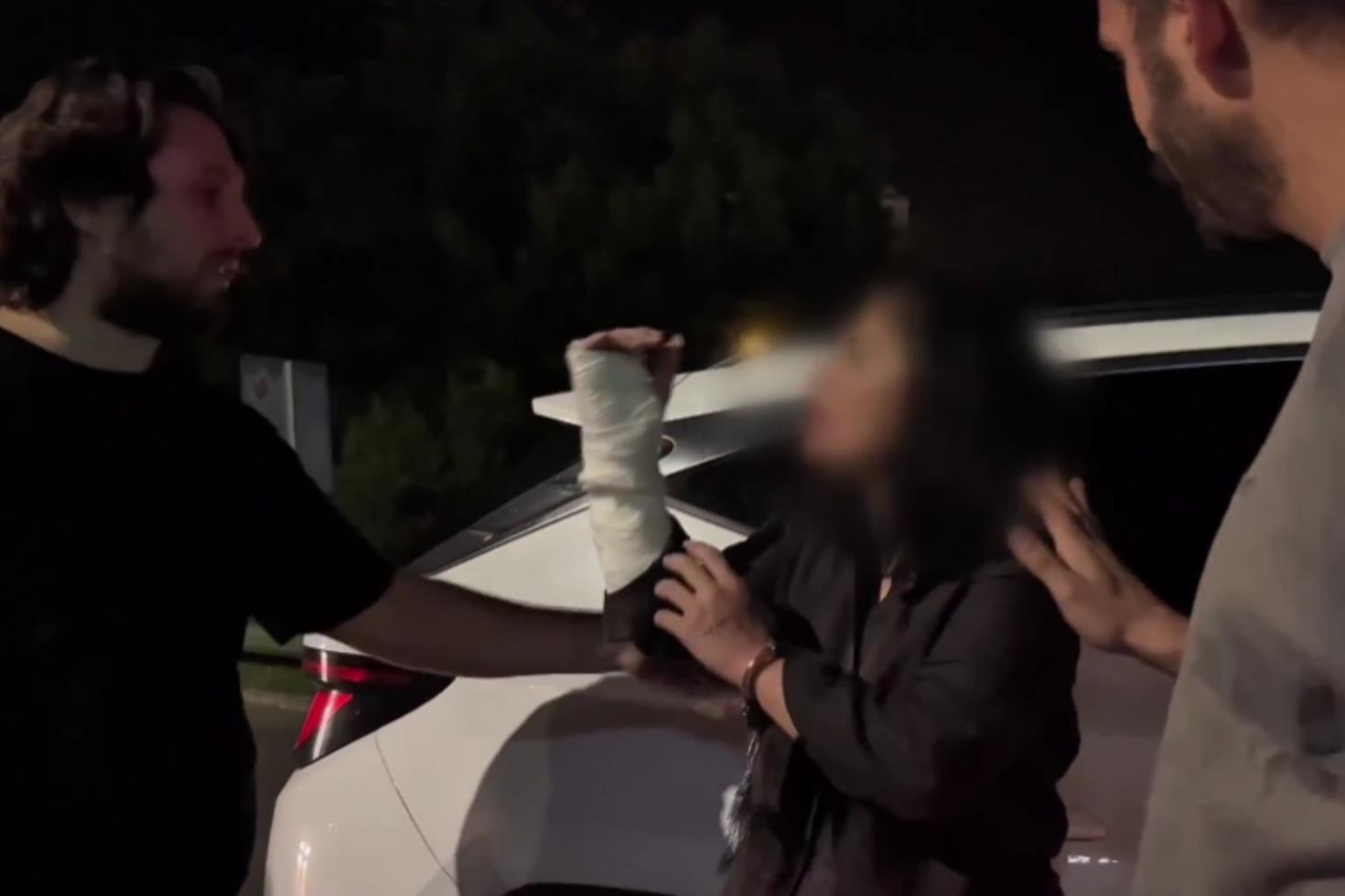 Polise direndi, gazeteciye tükürdü! Trafiği birbirine katan sözde sanatçı tutuklandı