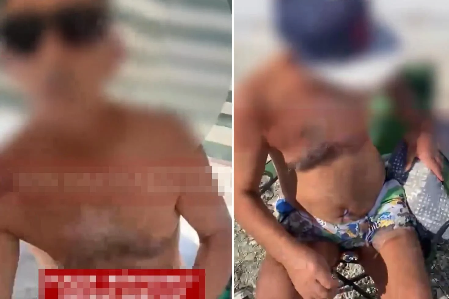 Sahilde genç kızın gizlice fotoğrafını çekti! Fark edilince bakın ne yaptı