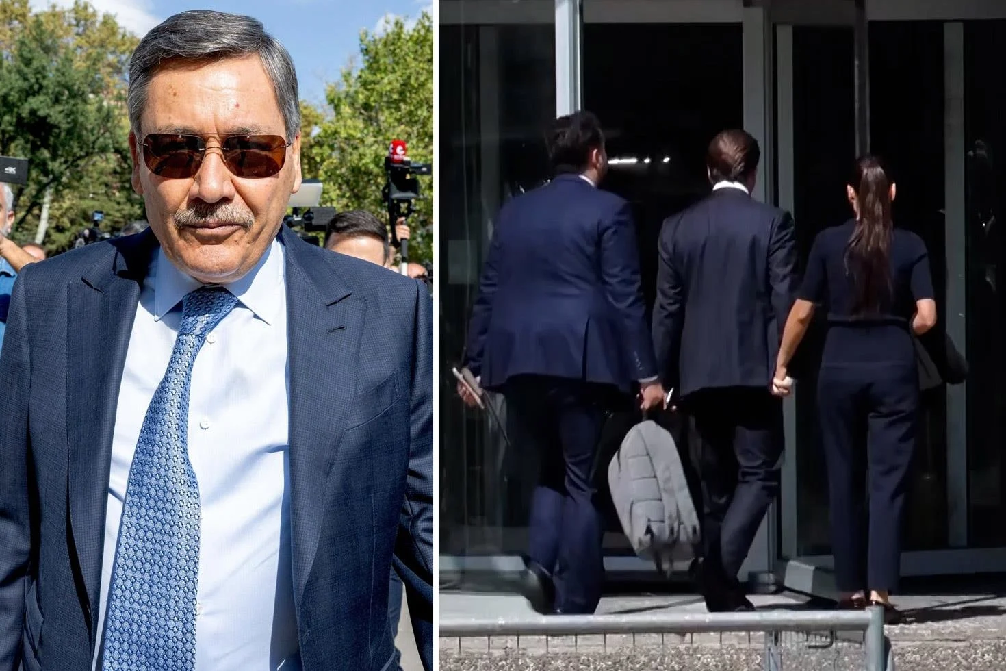 Melih Gökçek’in oğlu ve gelini adliyede