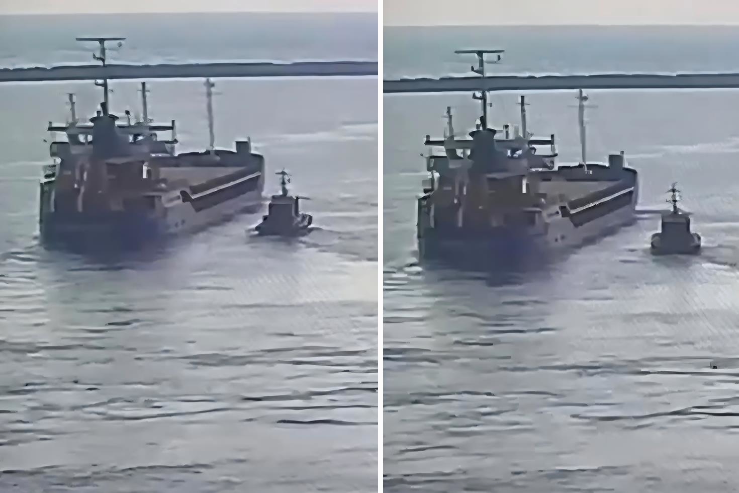 Tuğberk İmamoğlu gemisinin İskenderun’dan ayrıldığı anların görüntüsü ortaya çıktı