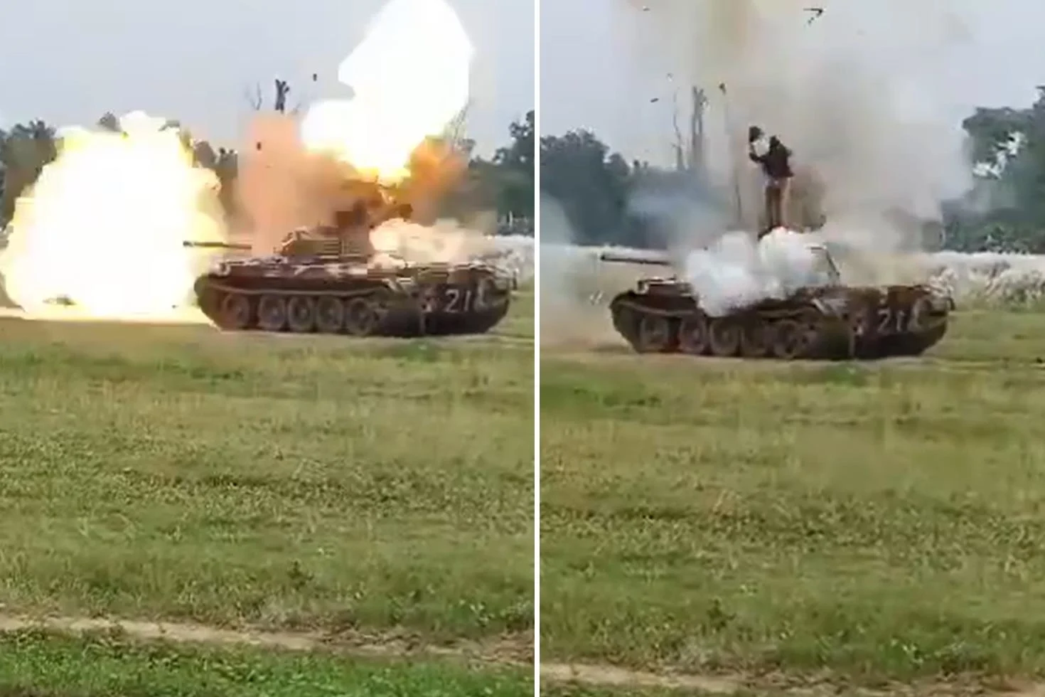 Tatbikatta facia! Tank patladı, 2 asker feci şekilde can verdi