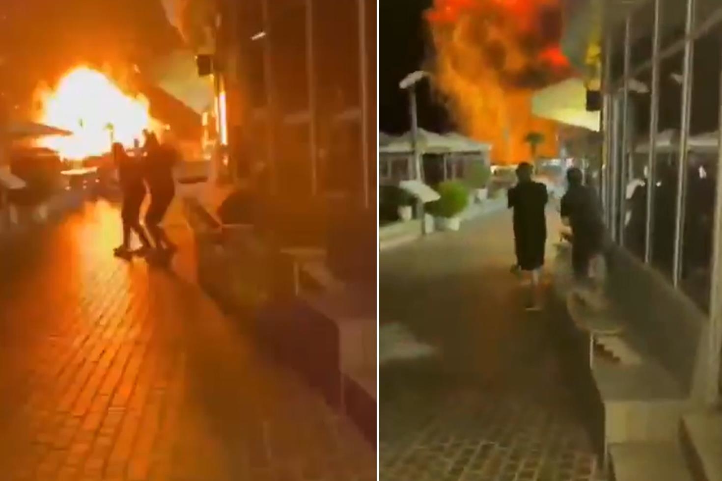 Rusya’nın tatil cennetinde alevler yükseldi! İnsansız deniz araçlarıyla vurdular