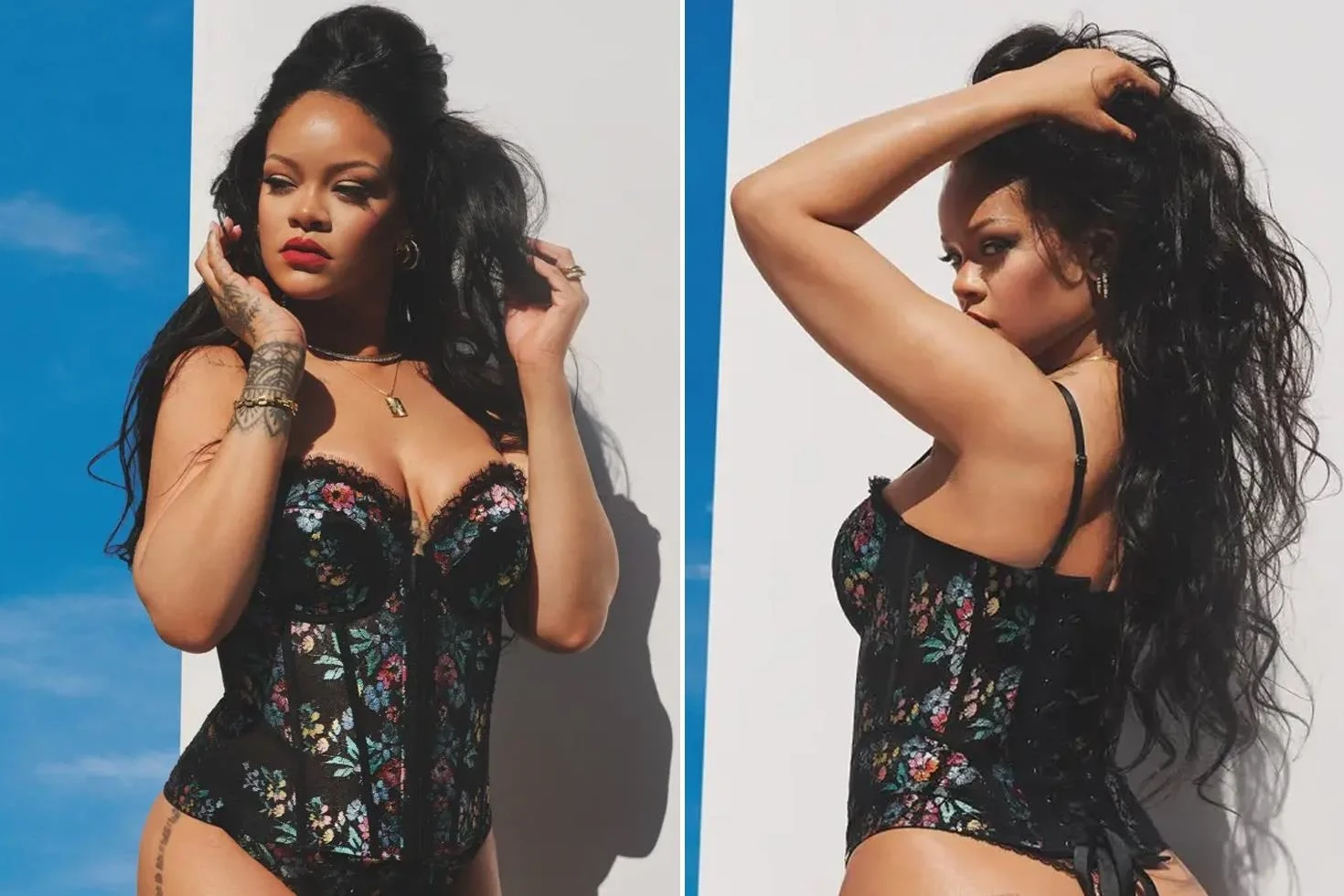 Rihanna yine çok iddialı! Verdiği pozlarla sınırları zorladı