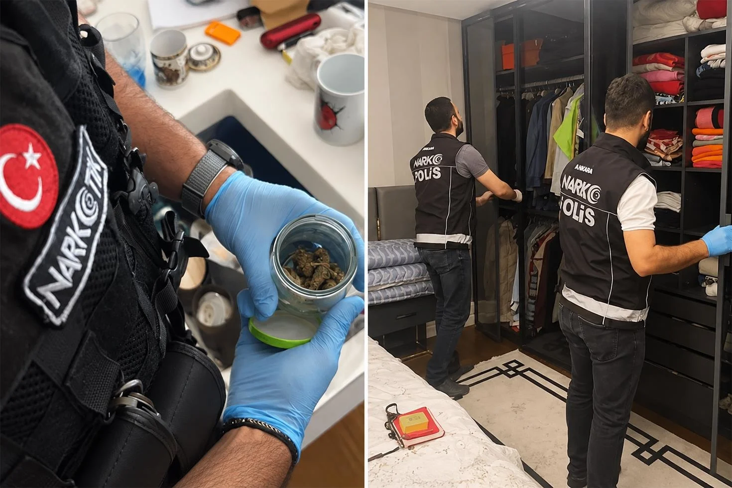 Ankara’da uyuşturucu ve fuhuş ağına 3. dalga operasyon: 64 şüpheliye adli işlem yapıldı